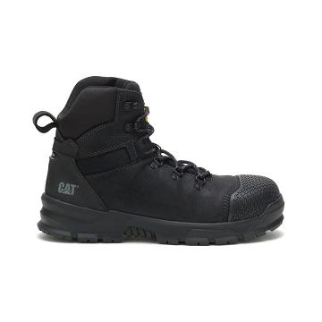 Caterpillar Accomplice X Waterproof Steel toe μποτακια ασφαλειασ ανδρικα μαυρα | CAT092-GR