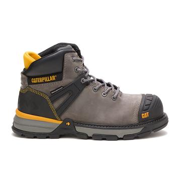 Caterpillar Excavator Superlite Waterproof Carbon Composite toe μποτακια ασφαλειασ ανδρικα γκρι | CA