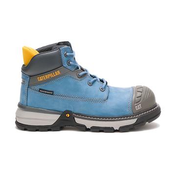 Caterpillar Excavator Superlite Waterproof Carbon Composite toe μποτακια ασφαλειασ γυναικεια μπλε |