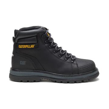 Caterpillar Foxfield Steel toe μποτακια ασφαλειασ ανδρικα μαυρα | CAT063-GR