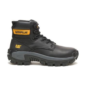 Caterpillar Invader Hi Steel toe μποτακια ασφαλειασ ανδρικα μαυρα | CAT072-GR