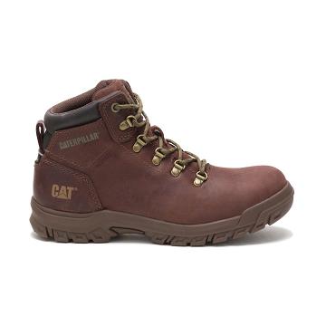 Caterpillar Mae Steel toe Waterproof μποτακια ασφαλειασ γυναικεια καφε | CAT422-GR