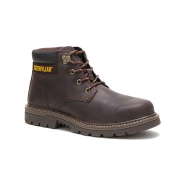 Caterpillar Outbase Steel toe μποτακια ασφαλειασ ανδρικα καφε | CAT059-GR