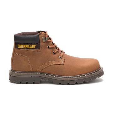 Caterpillar Outbase Waterproof Steel toe μποτακια ασφαλειασ ανδρικα καφε | CAT058-GR