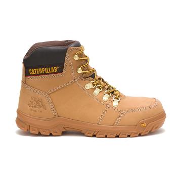 Caterpillar Outline Steel toe μποτεσ εργασιασ ανδρικα καφε | CAT218-GR