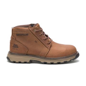 Caterpillar Parker Steel toe μποτακια ασφαλειασ ανδρικα καφε | CAT044-GR