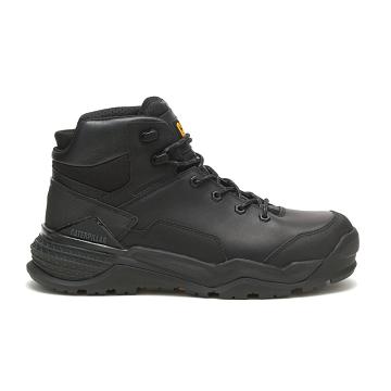 Caterpillar Provoke Mid Waterproof Alloy toe μποτακια ασφαλειασ ανδρικα μαυρα | CAT075-GR