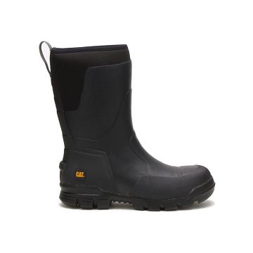 Caterpillar Stormers 11" Steel toe μποτακια ασφαλειασ ανδρικα μαυρα | CAT061-GR