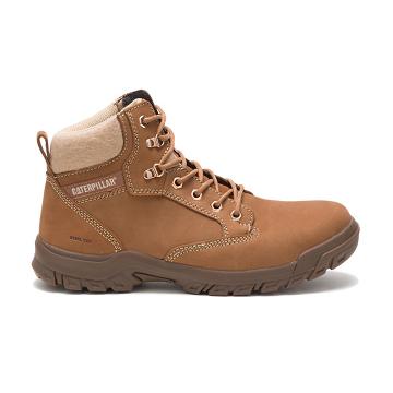 Caterpillar Tess Steel toe μποτακια ασφαλειασ γυναικεια καφε | CAT425-GR