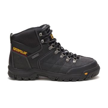 Caterpillar Threshold Waterproof Steel toe μποτακια αδιαβροχα ανδρικα μαυρα | CAT122-GR