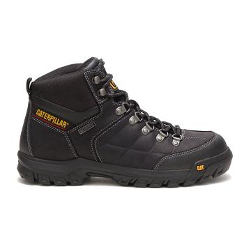 Caterpillar Threshold Waterproof μποτακια αδιαβροχα ανδρικα μαυρα | CAT137-GR